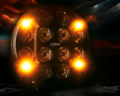 Ekstra lys LED Pollux9+ Strobe Gen 3 - 218 mm | 120W