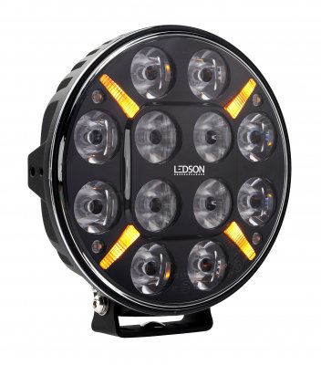 Pollux9+ Strobe | LED Extra Light med indbygget strobe | 218 mm (9") - 120W