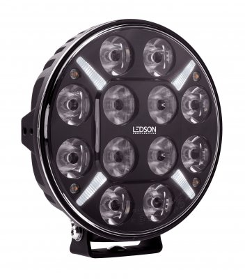 Pollux9+ Strobe | LED Extra Light med indbygget strobe | 218 mm (9") - 120W