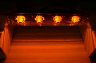 Boreman Topline LED downlight + positionslys foran til Scania