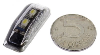 Positionslys med 2xLED 12V E-mærket