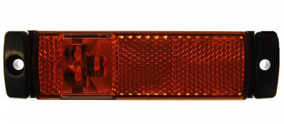Positionslys med 3xLED og indbygget reflektor | 12V/24V