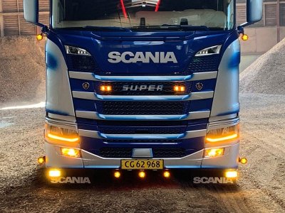 Positionslys til LED-tågelygter til Scania Next Gen fra 2017-2022