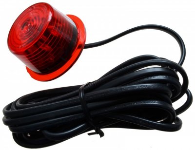 Positionslys lanterne med 6xLED til gummiarme | 12V/24V