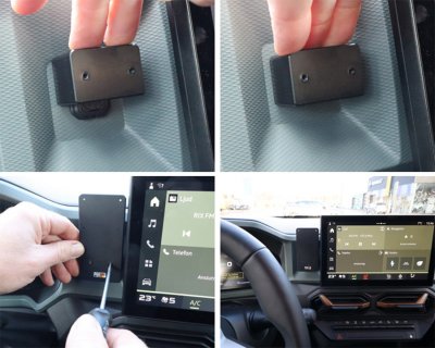 Montering af Mobilholder til Dacia Bigster fra 2025-