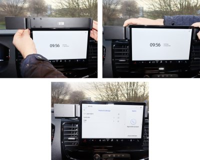 Montering af Mobilholder til Ford Transit fra 2024-