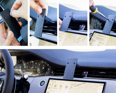 Installation af mobilholder Range Rover Evoque fra 2024-