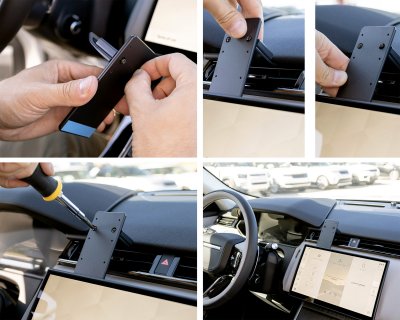 Montering af Mobilholder Range Rover Velar fra 2024-