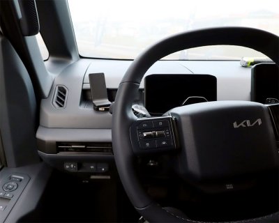 Mobiltelefonholder Kia PV5 Cargo 2025- | Til montering til venstre for rattet