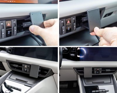 Montering af Mobilholder Porsche Macan fra 2024-
