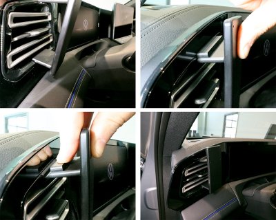 Mobilholder Volkswagen Tiguan 2024- | Til montering på venstre side af rattet