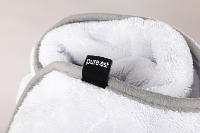 Pureest dobbeltsidet aftørringsklud 90x70 cm - Hvid