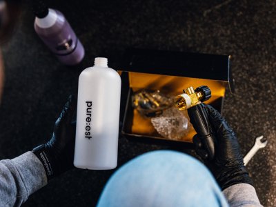 Reneste skumlanse inklusive adaptere