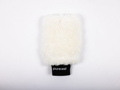 Pureest vaskehandske - hvid