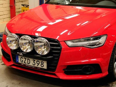 Ekstra lygtebeslag i aluminium til Audi A6/A6 Allroad 2012-2018