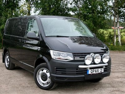 Ekstra lygtebeslag i aluminium til Volkswagen Transporter T6 fra 2016-2019