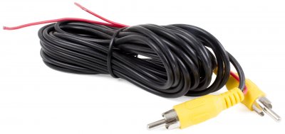 RCA-kabel til bakkamerasystem Hane-Hane.