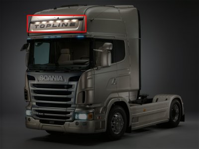 Skiltebelysning Belysning af reklameplads Scania