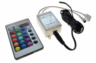 RGB Controller & fjernbetjening (12V)