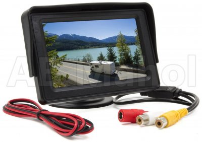 4,3" monitor til bakkamera RM43