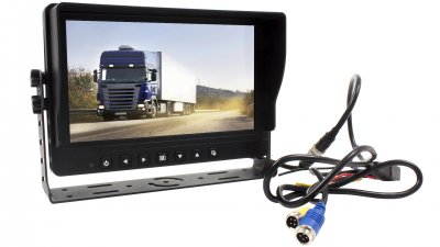 Bakkamera-system 9-tommer med 2 standardkameraer