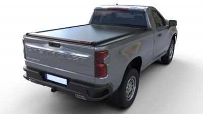 Rulleafdækning Chevrolet Silverado 1500 fra 2019 og nyere | Standard seng (6,6 fod flad)