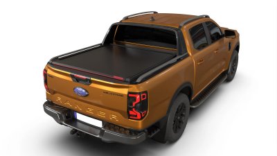 Rulleafdækning af Ford Ranger fra 2023 og nyere | Wildtrak/Platinum/Raptor | Dobbeltkabine