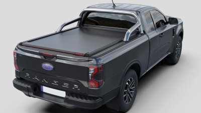 Rulleafdækning af Ford Ranger fra 2023 og nyere | Super Cab | XLT/Sport