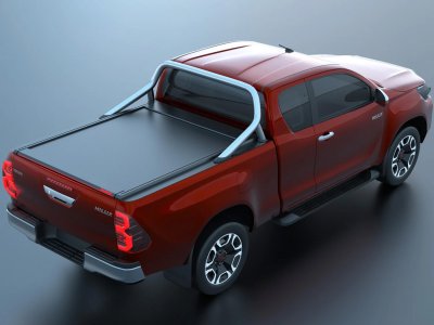 Rulleafdækning Toyota Hilux 2016 og nyere | Extra Cab, til biler med originalt lad