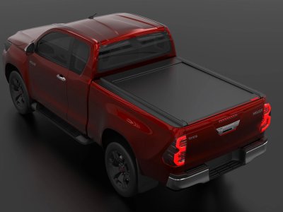 Rulleafdækning Toyota Hilux fra 2016- og nyere | Til ekstra kabine