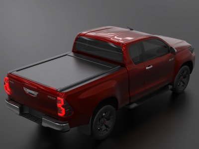 Rulleafdækning Toyota Hilux fra 2016- og nyere | Til ekstra kabine