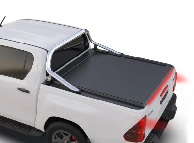Rulleafdækning Toyota Hilux 2016 og nyere | Dobbeltkabine, til biler med original tagbue