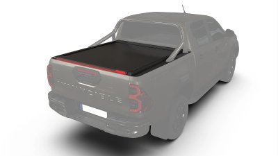 Rulleafdækning Toyota Hilux 2016 og nyere | Dobbeltkabine, til biler med original tagbue
