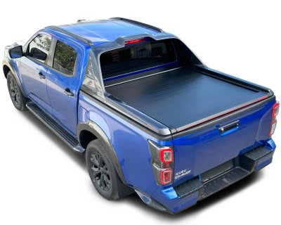 Tessera Roll+ S-KIT Rulleafdækning Isuzu D-Max fra 2020- | Double Cab med Sailplane tagbue