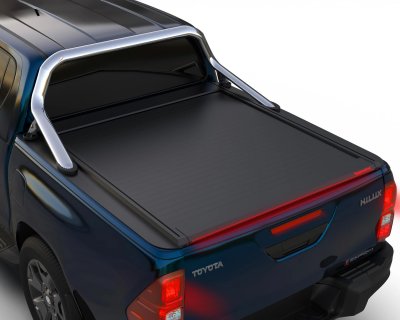 Tessera Roll+ S-KIT Rulleafdækning Toyota Hilux fra 2016- | Dobbeltkabine med original tagbue