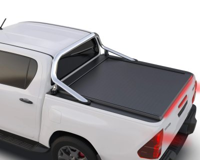 Tessera Roll+ S-KIT Rulleafdækning Toyota Hilux fra 2016- | Dobbeltkabine med original tagbue