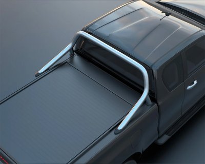Rulleafdækning Toyota Hilux 2016- | Tessera Roll+ E-KIT | Extra Cab med originalt lad