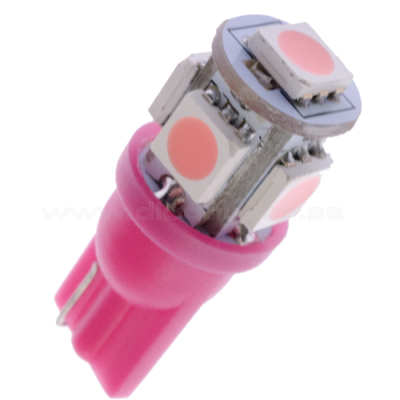 Diodelampe 12V 5xSMD W5W