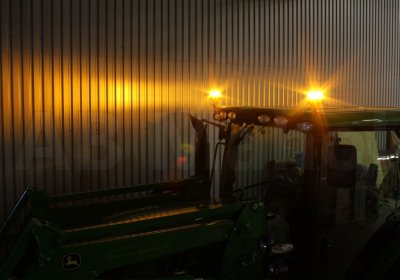LED-blinkende advarselssignal ECE R65 - stangmontering