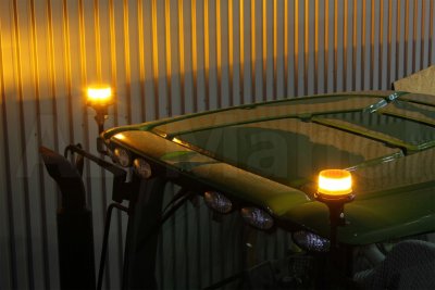 LED-blinkende advarselssignal ECE R65 - stangmontering