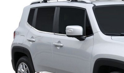 Pakken indeholder lister til 4 døre og passer til Jeep Renegade fra 2014-.