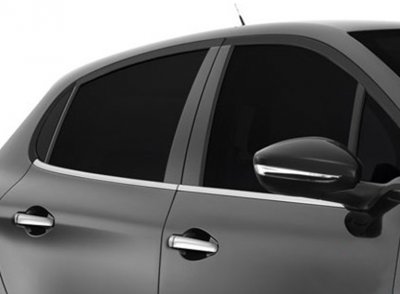 Lister i rustfrit stål til Peugeot 208 2012-