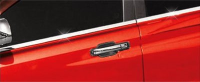 Lister i rustfrit stål til Ssangyong Rexton II 2006-
