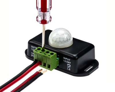 PIR Sensor til Indvendig Belysning 12/24V - Maks 72W