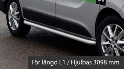 Siderør i aluminium til Fiat Talento fra 2016-