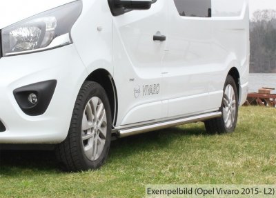 Sidebuer i rustfrit stål til Fiat Talento L1 2016-