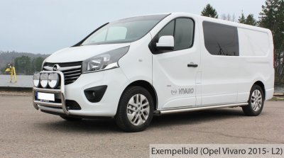Sidebuer i rustfrit stål til Fiat Talento L1 2016-