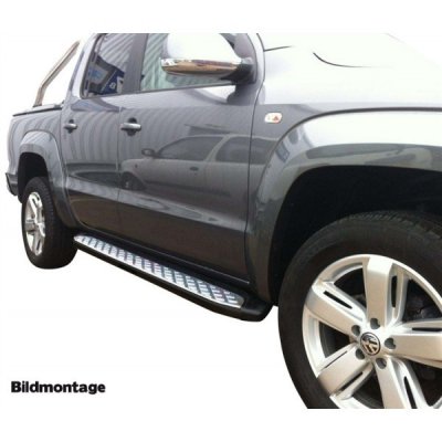 Sidetrin i aluminium til Volkswagen Amarok 2011-