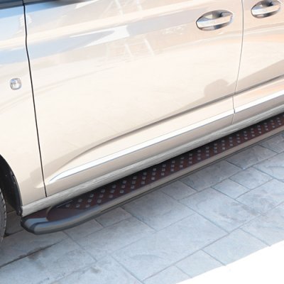 Siderør i aluminium (Sort) til Volkswagen Caddy fra 2021-