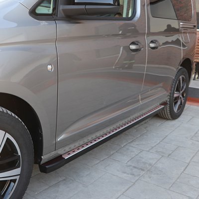Siderør i aluminium "Slim" til Volkswagen Caddy fra 2021-